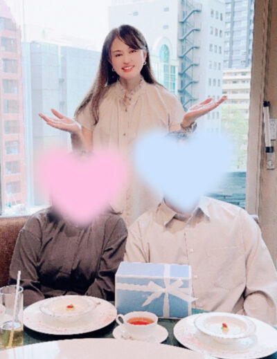 ご成婚 30代男性会員 藤島 スリーショット 画像