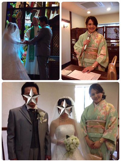 ご成婚実績 結婚式 カップル 藤島 画像