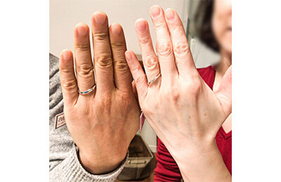 ご成婚会員カップルの手の結婚指輪 アイキャッチ 画像