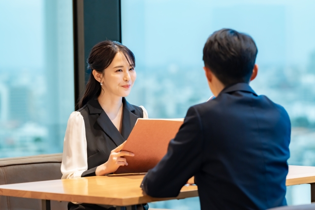 お見合い 会話 画像